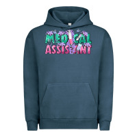 Pigment Midnight Navy medical assistant Urban Hoodie - texasbilliewilder