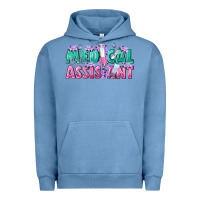 Pigment Pebble Blue medical assistant Urban Hoodie - texasbilliewilder