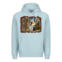 Blue Mist jesus is the reason for the season Premium Hoodie - RanaPortraitStore