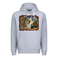 Heather Grey jesus is the reason for the season Premium Hoodie - RanaPortraitStore