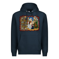 Navy jesus is the reason for the season Premium Hoodie - RanaPortraitStore