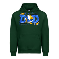 Forest Green dad volleyball Urban Hoodie - Zillion Design Studio
