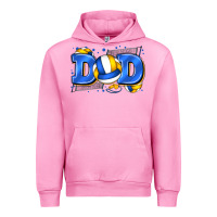 Fuchsia Pink dad volleyball Urban Hoodie - Zillion Design Studio