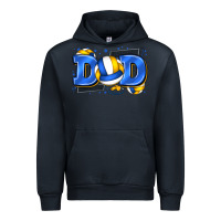 Navy dad volleyball Urban Hoodie - Zillion Design Studio