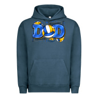 Pigment Midnight Navy dad volleyball Urban Hoodie - Zillion Design Studio
