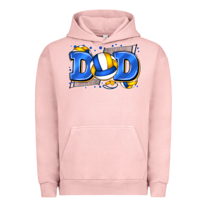 Dad Volleyball Urban Hoodie by Zillion Design Studio | Teevron