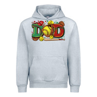 Heather Grey dad softball Urban Hoodie - Zillion Design Studio