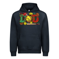 Navy dad softball Urban Hoodie - Zillion Design Studio