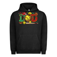 Pigment Black dad softball Urban Hoodie - Zillion Design Studio