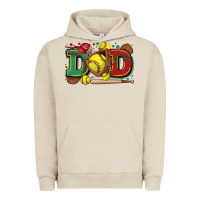 Pigment French Oak dad softball Urban Hoodie - Zillion Design Studio