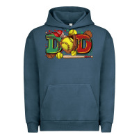 Pigment Midnight Navy dad softball Urban Hoodie - Zillion Design Studio