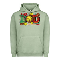 Pigment Oil Green dad softball Urban Hoodie - Zillion Design Studio