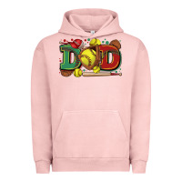Pigment Salmon dad softball Urban Hoodie - Zillion Design Studio