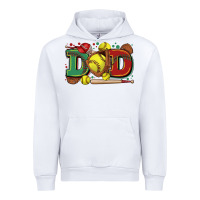 White dad softball Urban Hoodie - Zillion Design Studio