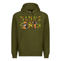 Army Green mamas boy Premium Hoodie - texasbilliewilder