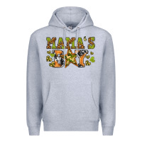Heather Grey mamas boy Premium Hoodie - texasbilliewilder