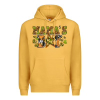 Mustard mamas boy Premium Hoodie - texasbilliewilder