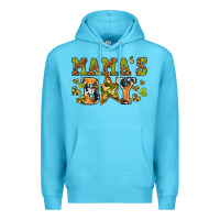Ocean Blue mamas boy Premium Hoodie - texasbilliewilder