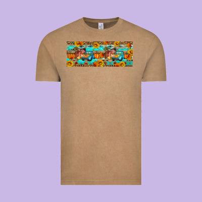 Farm Life Fall Vintage Tee Designed By Artiststas