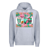Heather Grey certified nursing assistant coffee cups Premium Hoodie - Zillion Design Studio