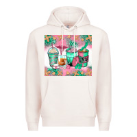 Pale Pink certified nursing assistant coffee cups Premium Hoodie - Zillion Design Studio