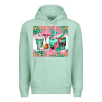 Seafoam certified nursing assistant coffee cups Premium Hoodie - Zillion Design Studio