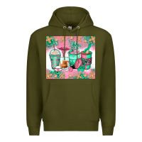 Army Green certified medical assistant coffee cups Premium Hoodie - Zillion Design Studio