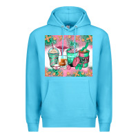 Ocean Blue certified medical assistant coffee cups Premium Hoodie - Zillion Design Studio