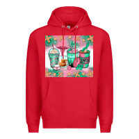 Red certified medical assistant coffee cups Premium Hoodie - Zillion Design Studio