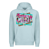 Blue Mist mamas girl Premium Hoodie - texasbilliewilder