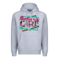 Heather Grey mamas girl Premium Hoodie - texasbilliewilder