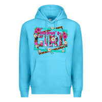 Ocean Blue mamas girl Premium Hoodie - texasbilliewilder