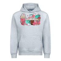 Heather Grey nurse coffee cups Urban Hoodie - texasbilliewilder