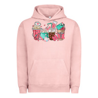 Pigment Salmon nurse coffee cups Urban Hoodie - texasbilliewilder
