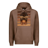 Chestnut melanin afro messy bun Premium Hoodie - texasbilliewilder