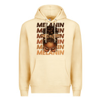 Pina Colada melanin afro messy bun Premium Hoodie - texasbilliewilder