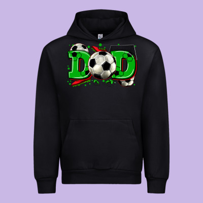 Dad Soccer Urban Hoodie Designed By Zillion Design Studio