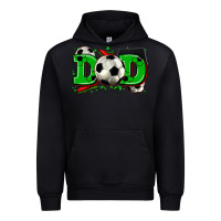 Black dad soccer Urban Hoodie - Zillion Design Studio