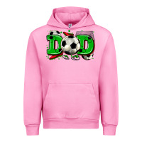 Fuchsia Pink dad soccer Urban Hoodie - Zillion Design Studio