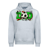 Heather Grey dad soccer Urban Hoodie - Zillion Design Studio