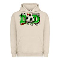 Pigment French Oak dad soccer Urban Hoodie - Zillion Design Studio