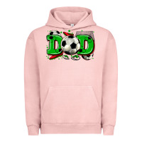 Pigment Salmon dad soccer Urban Hoodie - Zillion Design Studio