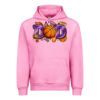 Fuchsia Pink dad basketball Urban Hoodie - Zillion Design Studio