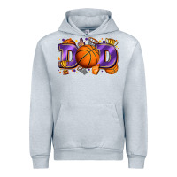 Heather Grey dad basketball Urban Hoodie - Zillion Design Studio