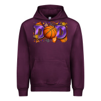 Mauve Wine dad basketball Urban Hoodie - Zillion Design Studio