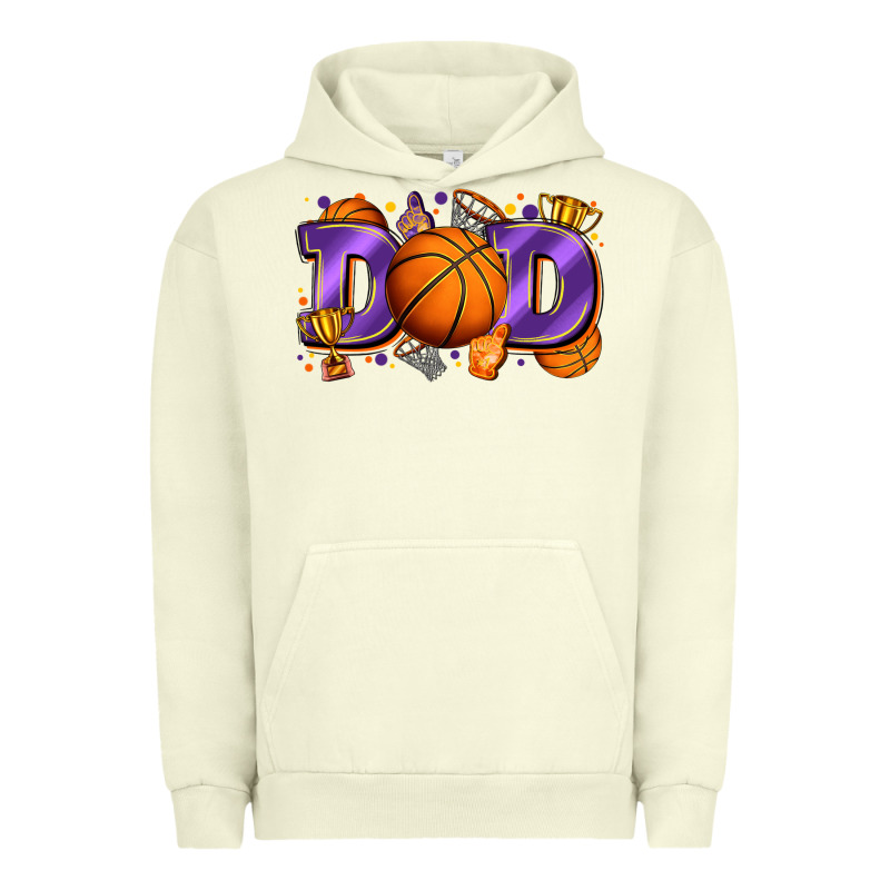 Dad Basketball Urban Hoodie by Zillion Design Studio | Teevron