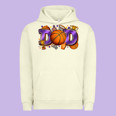 Dad Basketball Urban Hoodie Designed By Zillion Design Studio