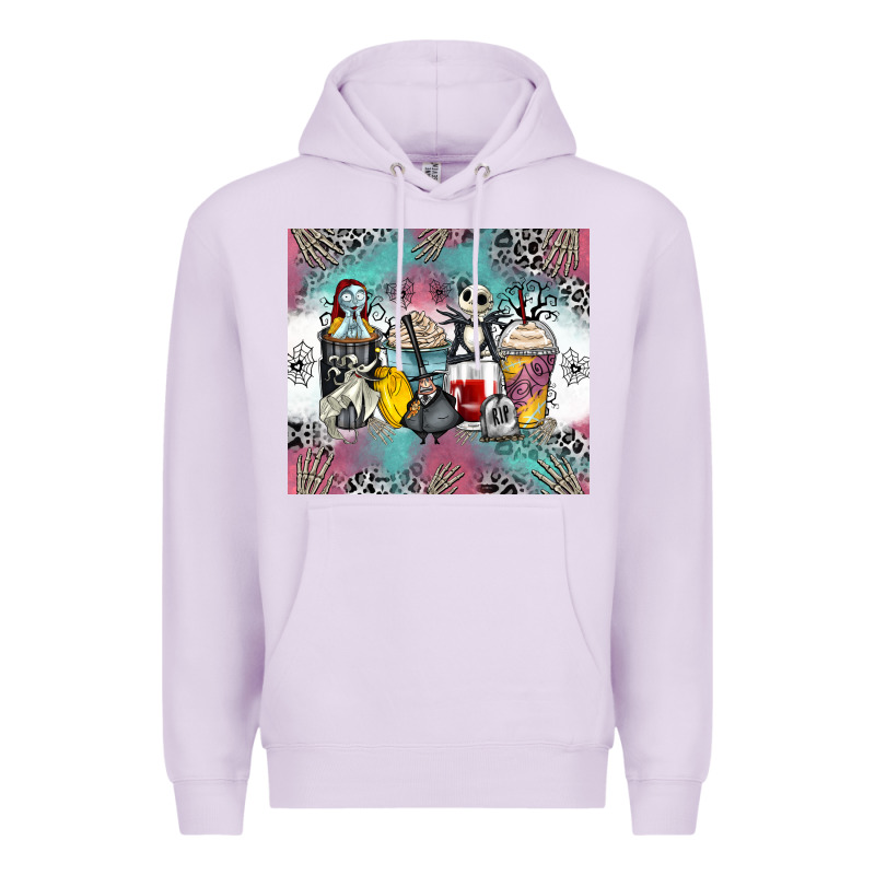 Cartoon Characters Coffee Cups Premium Hoodie by Zillion Design Studio | Teevron