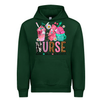Forest Green nurse coffee scrubs rubber gloves Urban Hoodie - texasbilliewilder