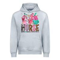 Heather Grey nurse coffee scrubs rubber gloves Urban Hoodie - texasbilliewilder
